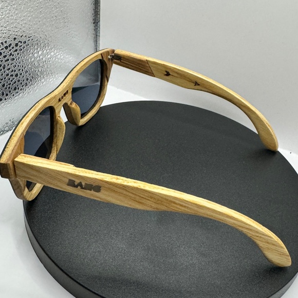 NIB: BANG Mexico: Wooden Polarized Sunglasses: Native Ebony main image 7